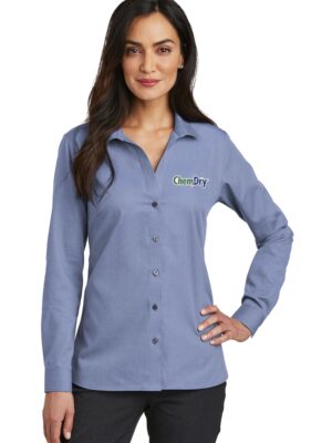 Women Nailhead Non-Iron Woven Shirt